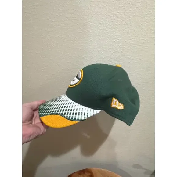 Mens Green Bay Packers NFL NEW ERA 39Thirty Fitted Hat Cap Medium-large - Picture 2 of 7
